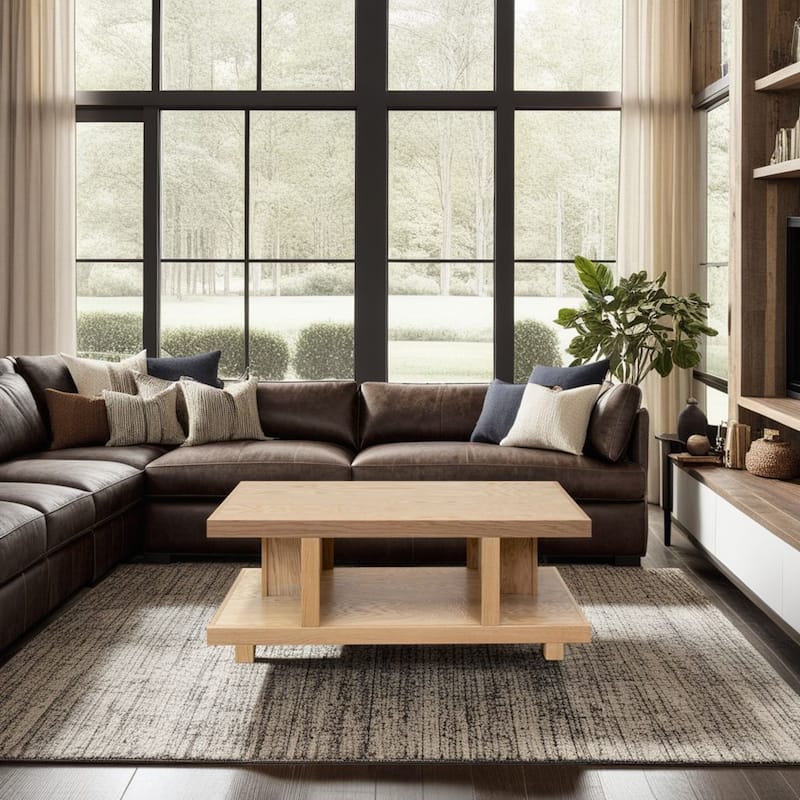 Bridgevine Home Laurel Canyon 49 inch Coffee Table, No Assembly Required