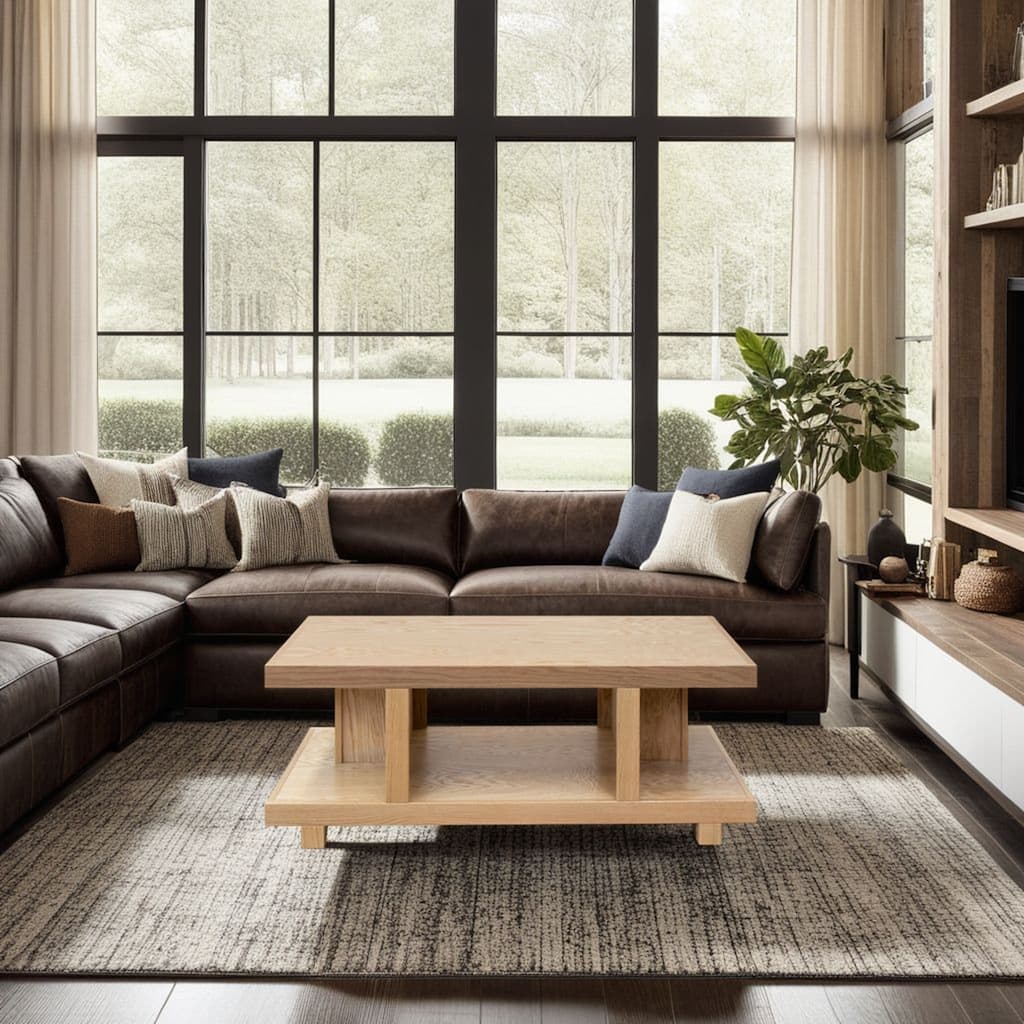 Bridgevine Home Laurel Canyon 49 inch Coffee Table, No Assembly Required