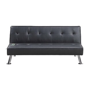 Adjustable Sofa Metal Legs Tufted Upholstered Plush Cushion Couch With ...