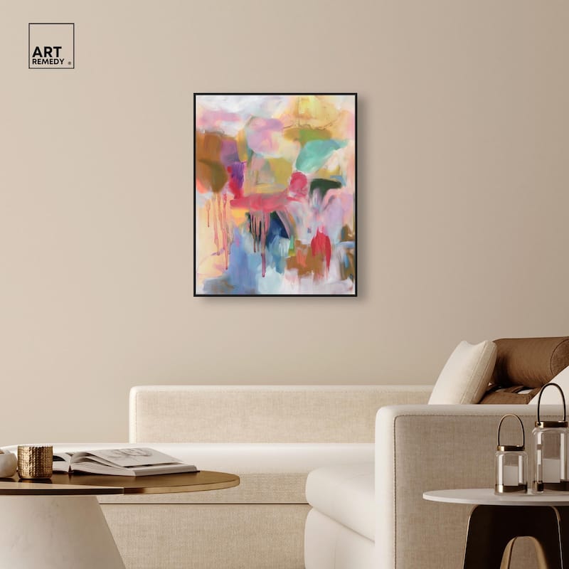 Art with Bold Colors Canvas by Art Remedy