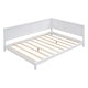 preview thumbnail 3 of 8, Full Daybed with Velvet Upholstery, Multi-Functional Sofa Bed