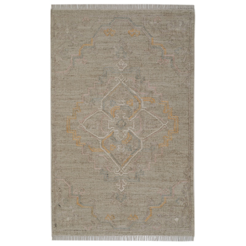 Terra by Obeetee Sona VCD Multi Rug - Straw Stripe - 3' x 5'