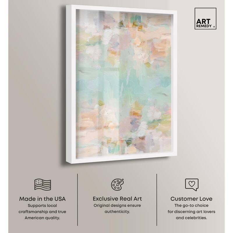 Expressive Swirls Shadowbox by Art Remedy