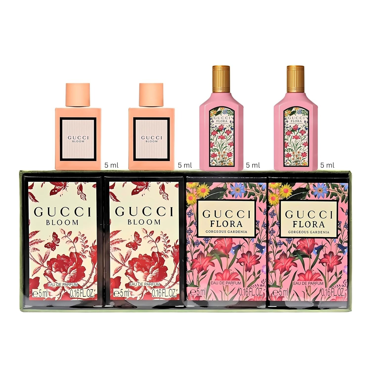 Gucci Variety for Women 4 Piece Mini Fragrance Gift Set - Bed Bath