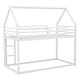 preview thumbnail 19 of 24, Twin over Twin House Bunk Bed with Built-in Ladder
