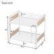 preview thumbnail 16 of 65, Metal Bunk Bed Retro Bed Frame with Ladder and Guardrail, Industrial Detachable Bunkbeds Convertible to 2 Platform Beds Frame