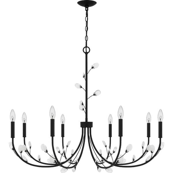 slide 2 of 6, Heiress Eight Light Chandelier Matte Black