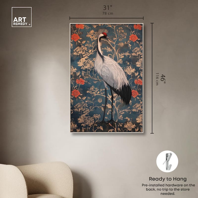 Botanical Bird I Canvas by Art Remedy