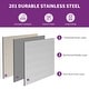 preview thumbnail 4 of 3, 60" X 24" Stainless Steel Table with Shelf & 3 Drawers
