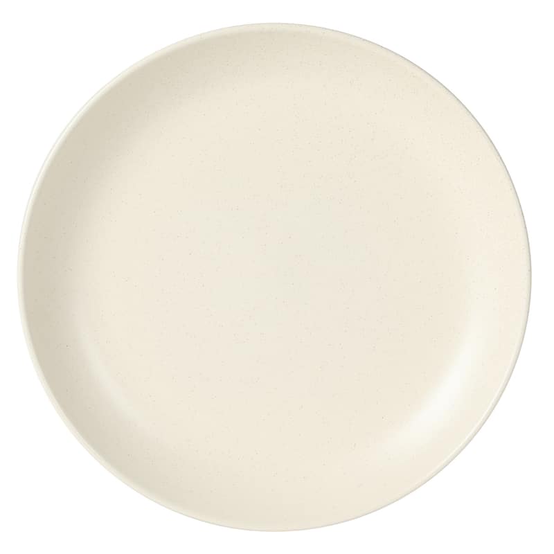 Gibson Elite Leeds Court Plates and Bowls Sets, 16-Piece Stoneware Dinnerware Sets, Round Speckle Reactive Glaze Dish Set