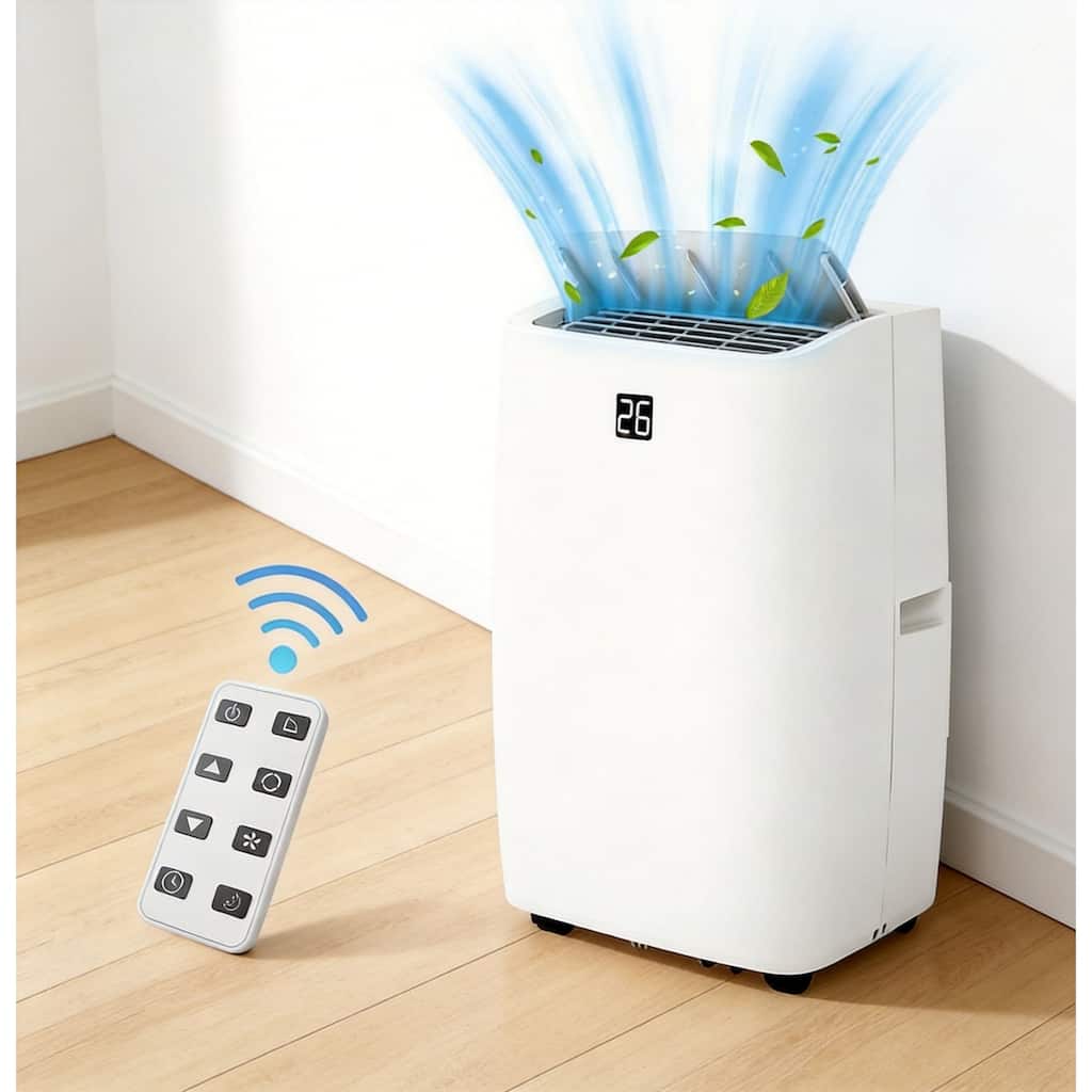 12,000 BTU Portable Air Conditioner, Cools up to 550 sq. ft.