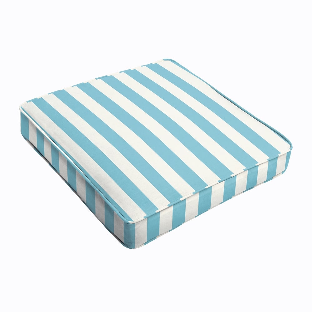 Sunbrella Indoor/ Outdoor 20-inch Striped Chair Cushion
