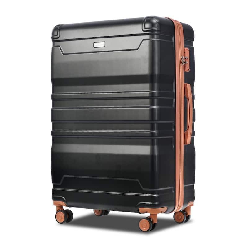 3 Pcs Luggage Set, Expandable ABS Hardshell Suitcases Spinner Wheels with TSA Lock 20''24''28''