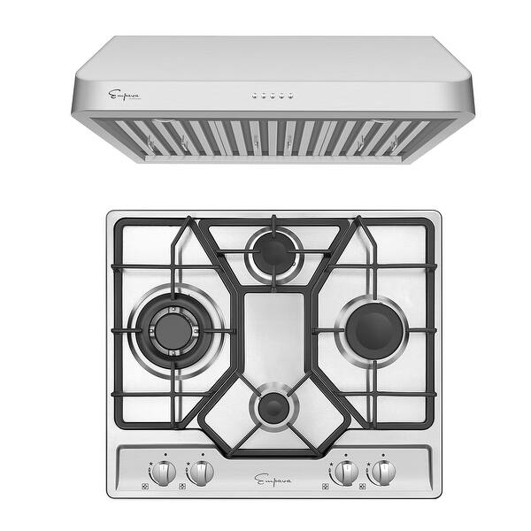 2 Piece Kitchen Appliances Packages Including 24" Gas Cooktop and 30