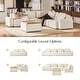 preview thumbnail 15 of 17, Octavio Sectional 5-Seat Modern Modular Sofa With Solid Wood Base and Ottoman by HULALA HOME