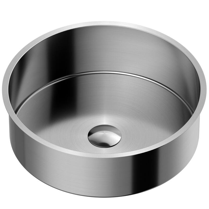 Karran USA CCU100 Cinox 15-3/4" Circular Stainless Steel Undermount