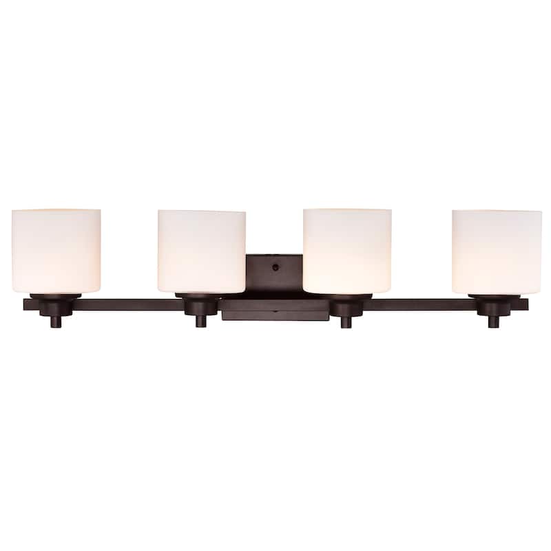 4-light Oil Rubbed Bronze Bath/ Vanity Light