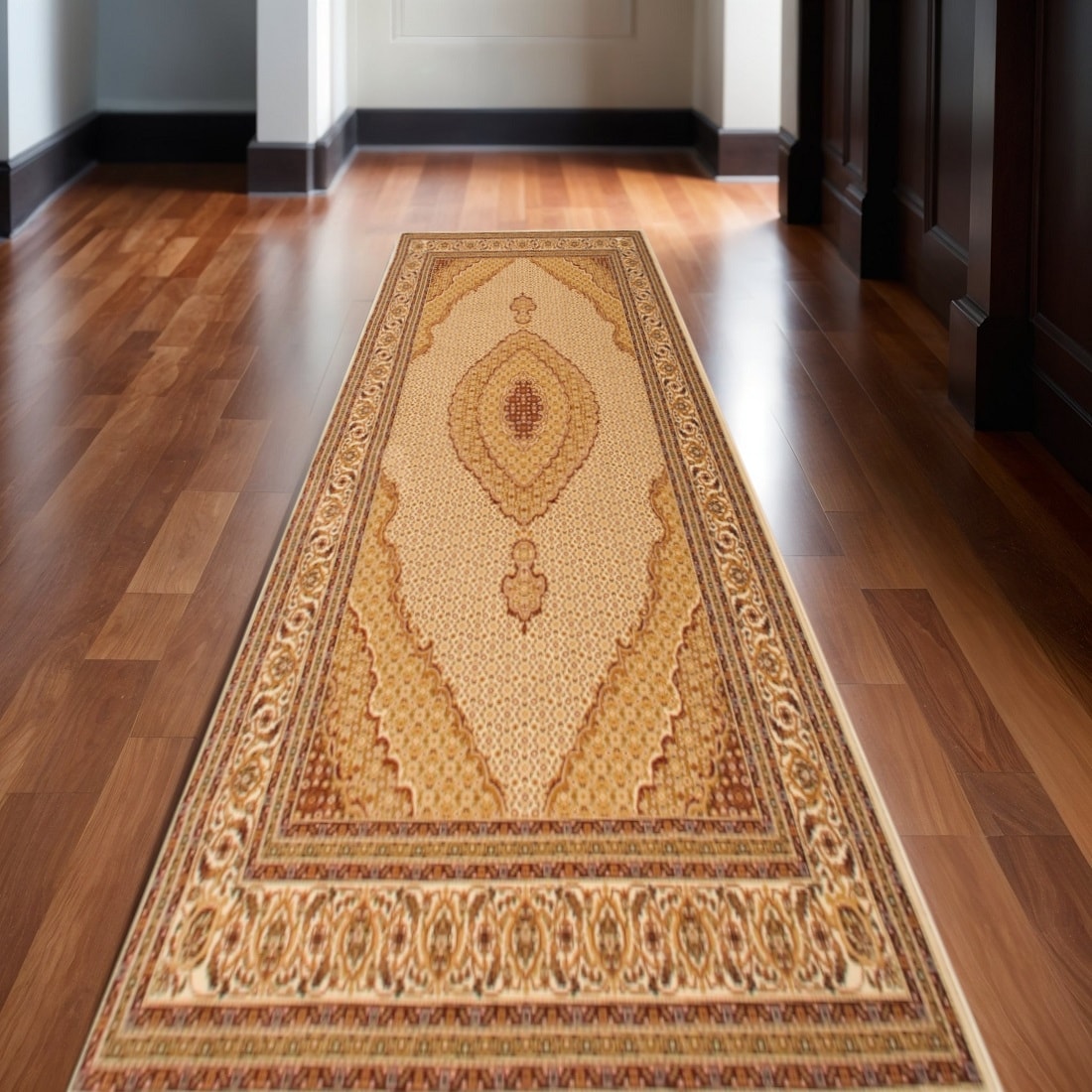 HomeRoots Gihe Moroccan Traditional Runner Area Rug