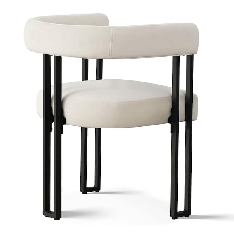 Upholstered Velvet Armchair (Set of 2)