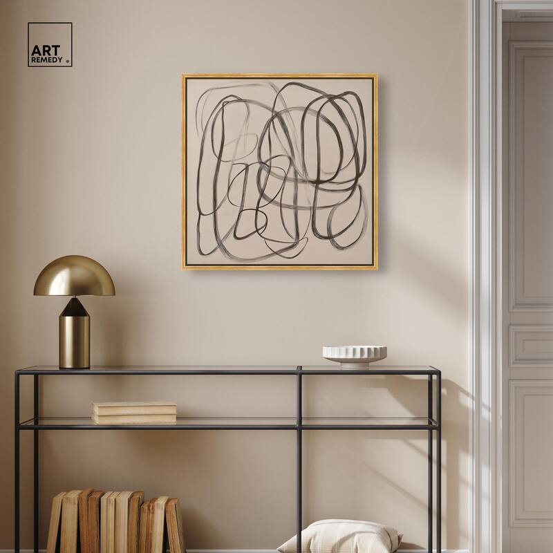 Unbroken Line II Canvas by Art Remedy