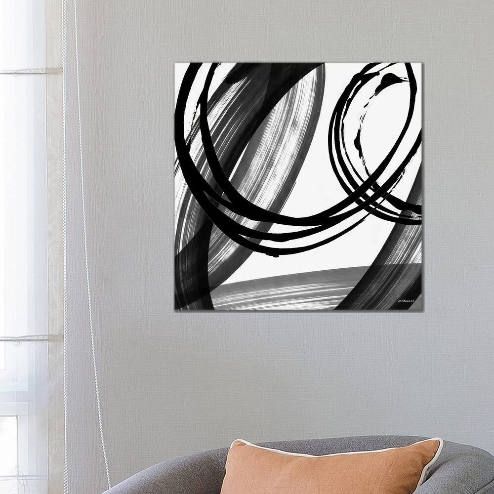 iCanvas "Black and White Pop I" by Dan Meneely Canvas Print