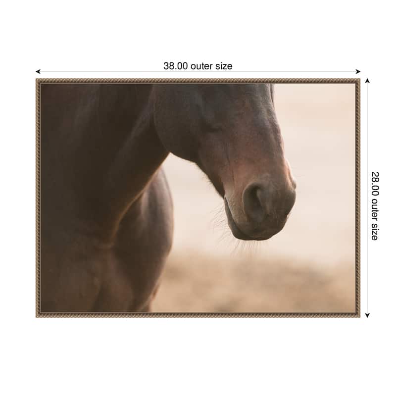 Kate and Laurel Dusty by Crystal Lynn Collins Framed Canvas Wall Art Print