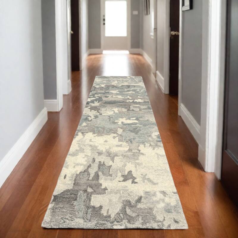 HomeRootsAbstract Modern Rectangle Area Rug - 96.06' X '29.92' X '0.43