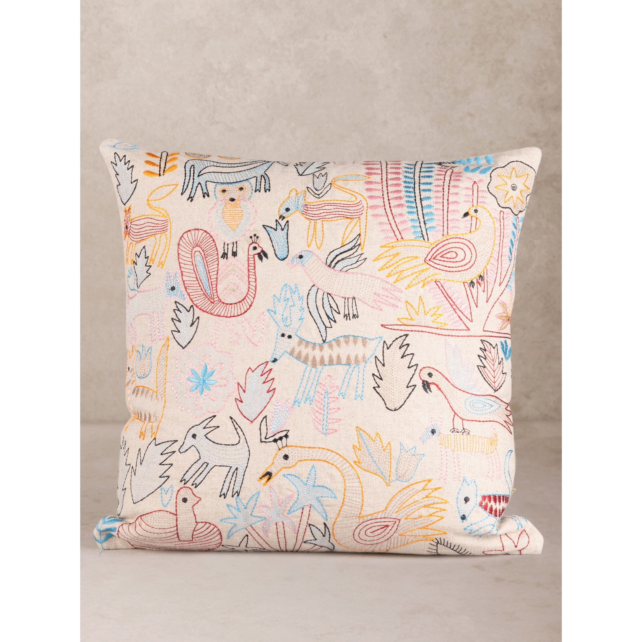 Fateh Illustrated Pillow Cover