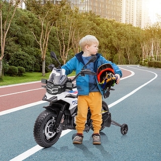 12V Kids Ride on Motorcycle with LED Headlights for Toddlers