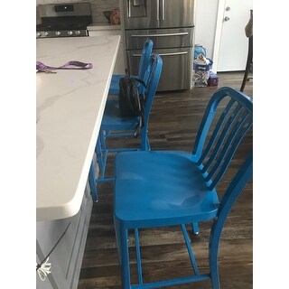 Porch & Den Stoneford 24-inch Metal Stool