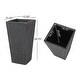 preview thumbnail 6 of 9, Berkamn Outdoor Large and Medium Cast Stone Planters (Set of 2) by Christopher Knight Home