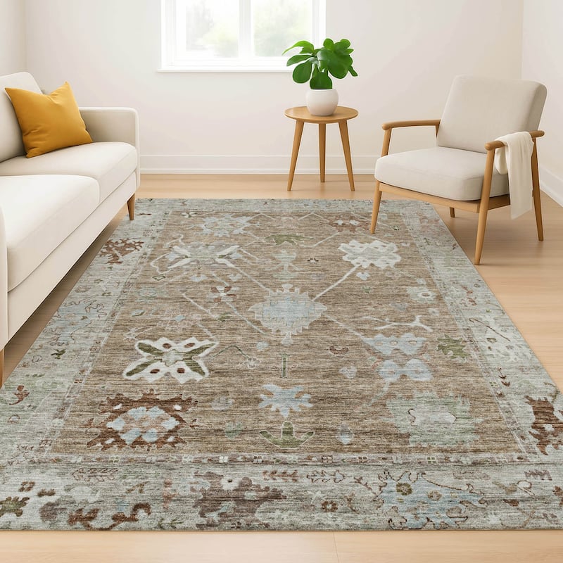 Premium Washable Super Soft Traditional Kashmir Mayfield Rug