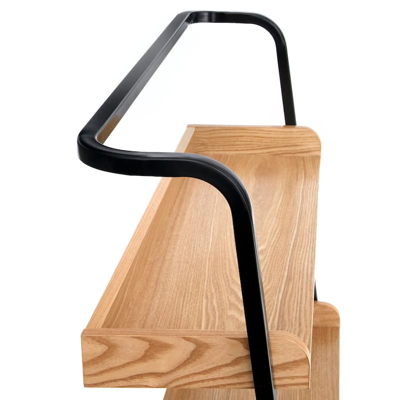 Lifestorey Estanier Large Ladder Shelf with Cabinet