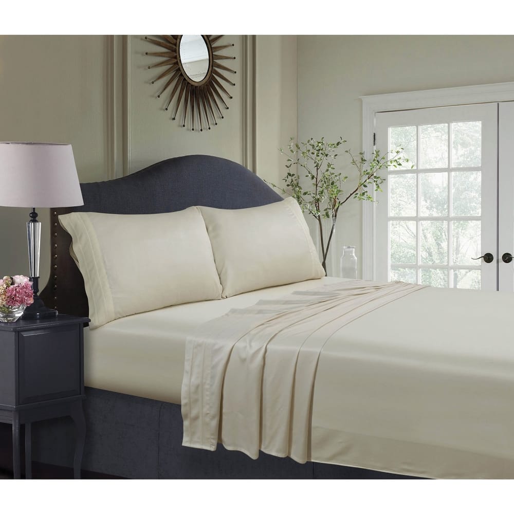 Rayon from Bamboo 300 Thread Count Extra Deep Pocket Bed Sheet Set