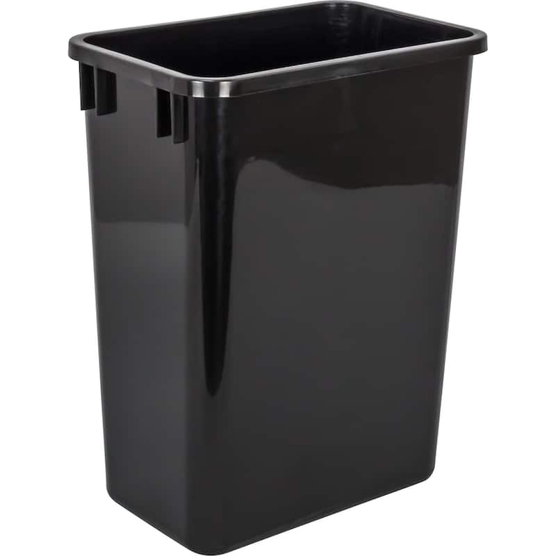 Hardware Resources 18" Top Mount Double Bin Pull Out Trash Can with