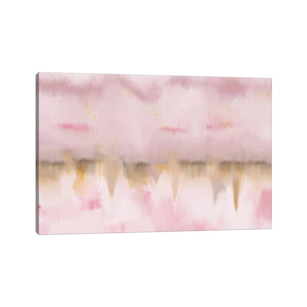 iCanvas "Pink And Gold" by Alison Frank Canvas Print