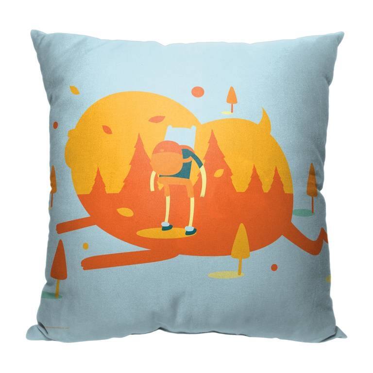 Warner Brothers Adventure Time Adventure Awaits 18 Inch Throw Pillow