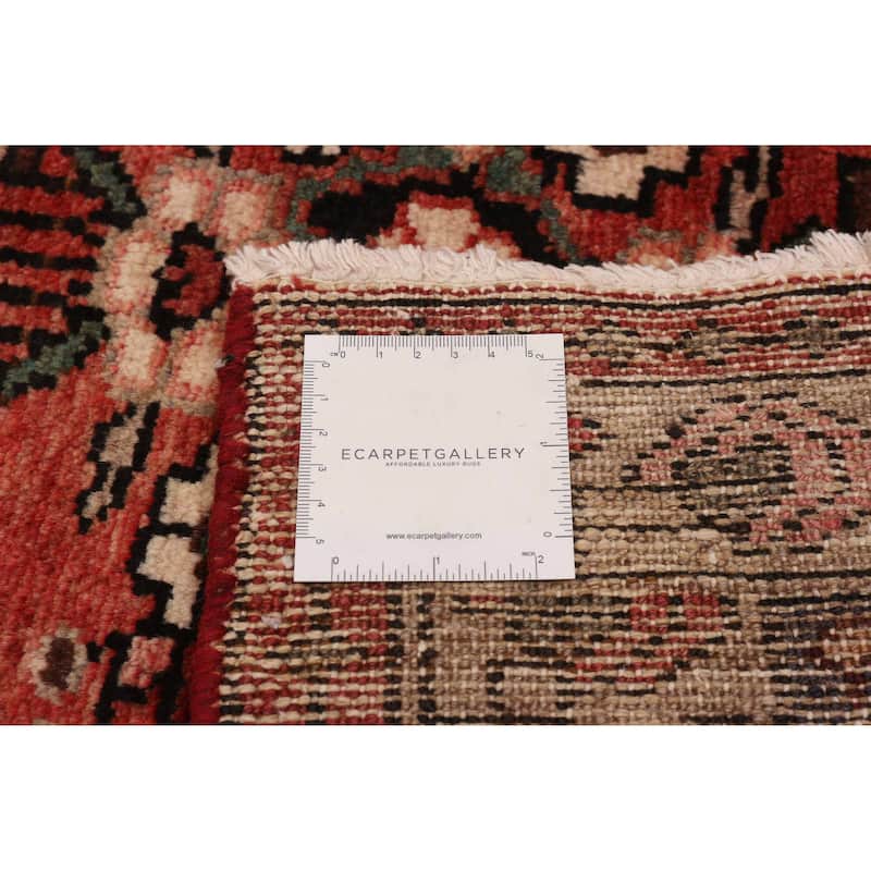 ECARPETGALLERY Hand-knotted Andelz Red Wool Rug - 3'6 x 9'3