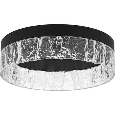 Vistaria Integrated LED Matte Black Flush Mount