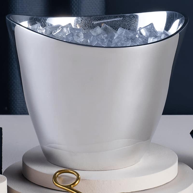 Nambe Vie Champagne Bucket - 9” D x 7.5” H