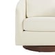 preview thumbnail 30 of 40, Spruce & Spring Classic Swivel Club Accent Chair with Back Cushion & Solid Wood Frame
