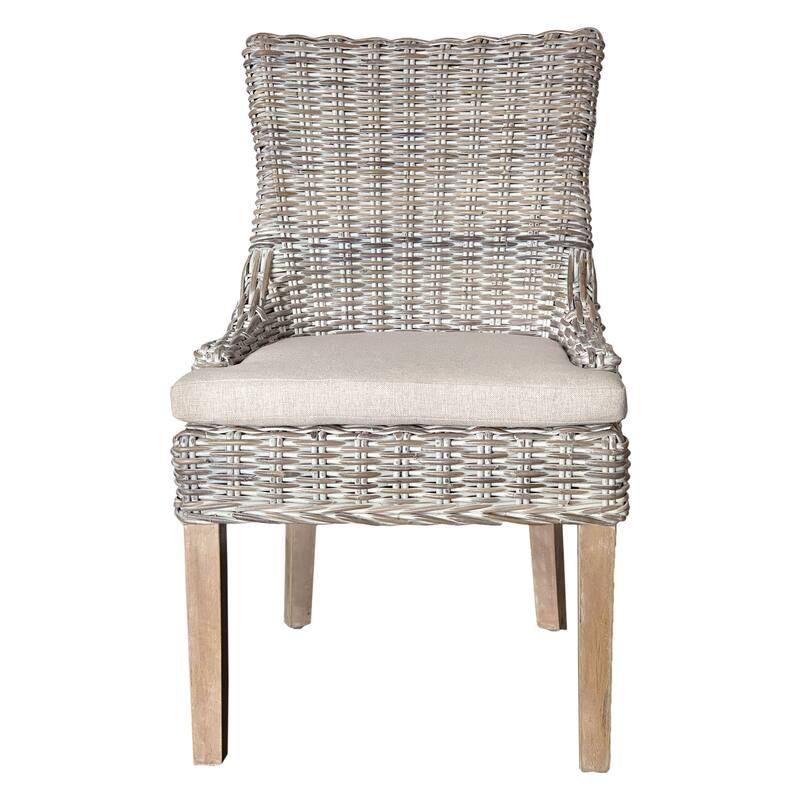 Alfresco Dining Chair Kuba Weave Savannah Wash