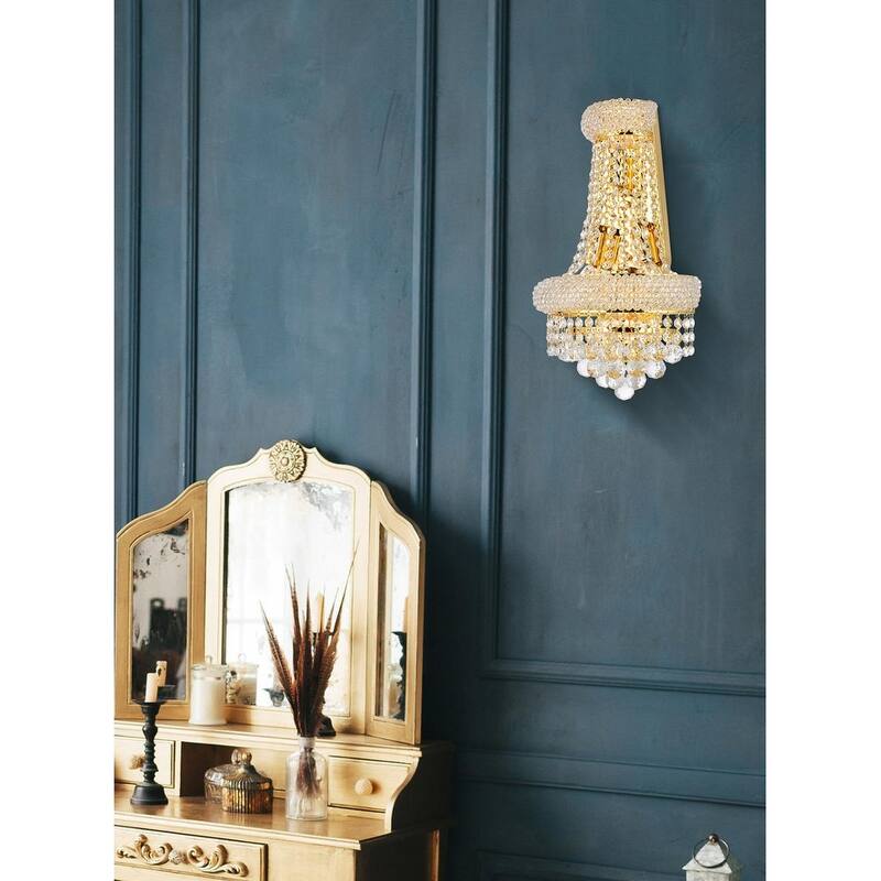 Fleur Illumination 4 light Gold Wall Sconce