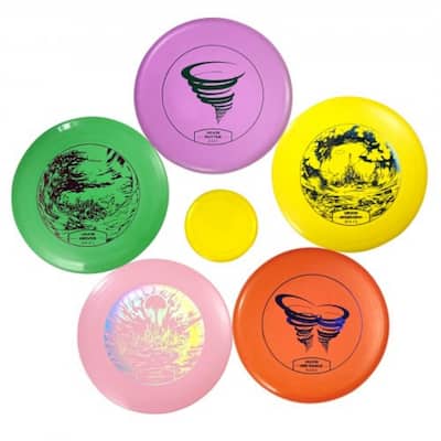 Multi-Color TPE Disc Golf Set 5+1 Discs for Improving Accuracy Coordination and Muscle Strength - 8.26 x 0.7 in