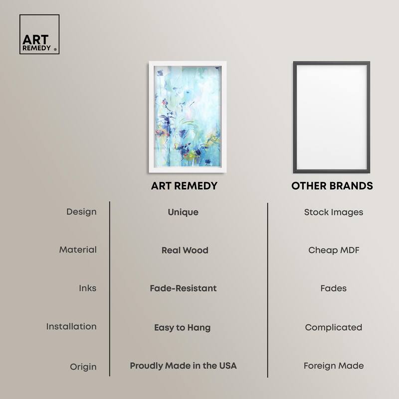 Heavenly Blue I Shadowbox by Art Remedy
