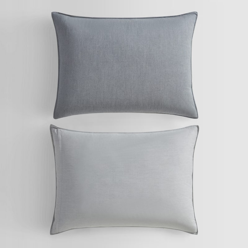 Calvin Klein Contrast Weave Reversible Duvet Cover Set