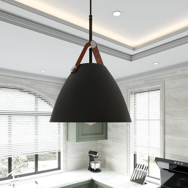 2 Pack Industrial Pendant Light With Black Metal Dome Lamp Shade - Bed ...