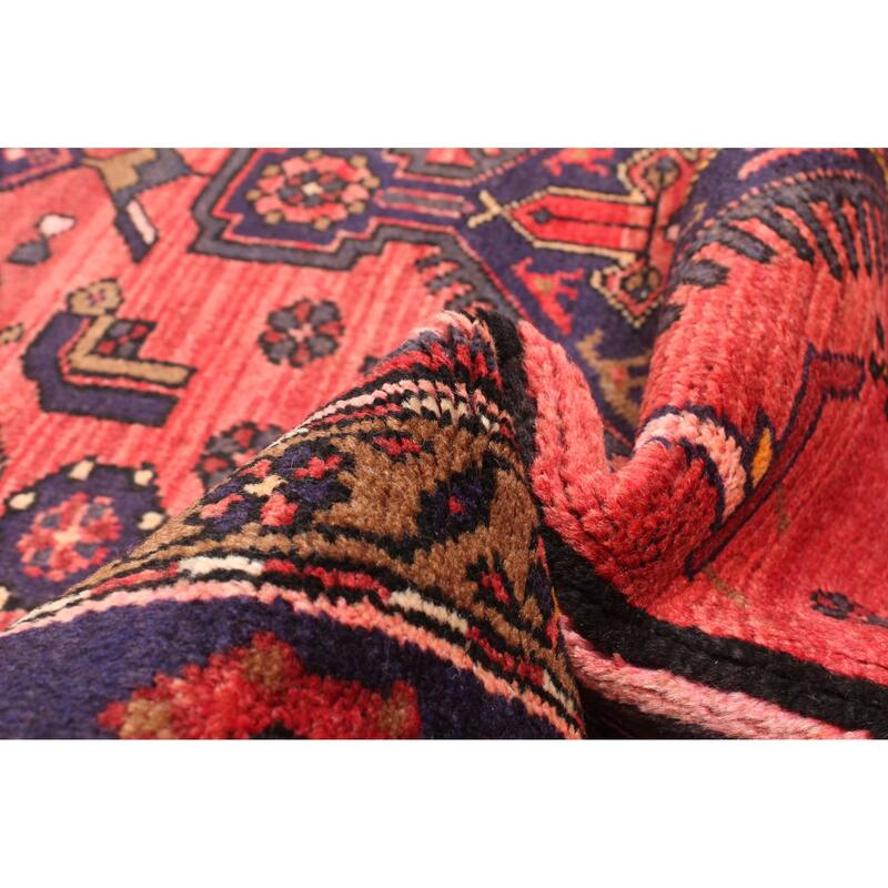 ECARPETGALLERY Hand-knotted Andelz Red Wool Rug - 4'3 x 6'9