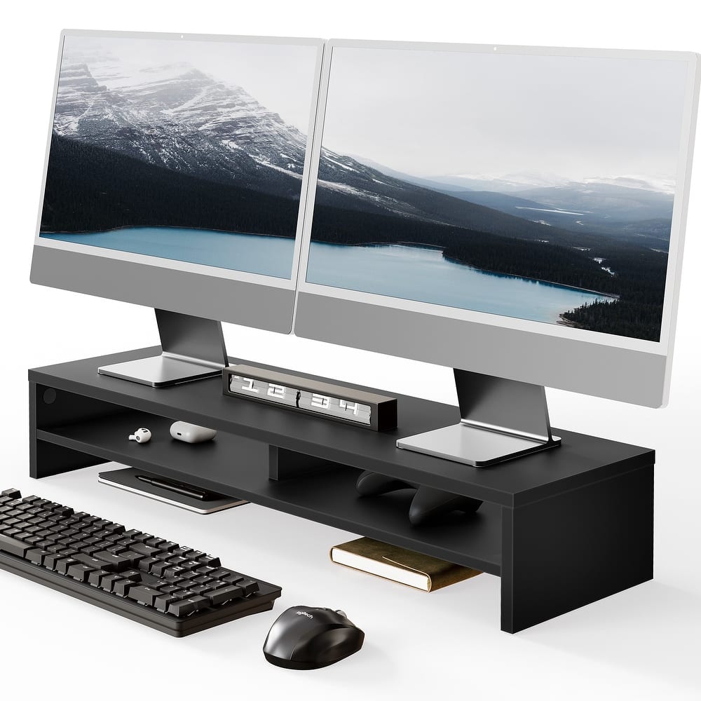 Fenge Monitor Stand, 31.5 Inch Computer Monitor Riser for Desk
