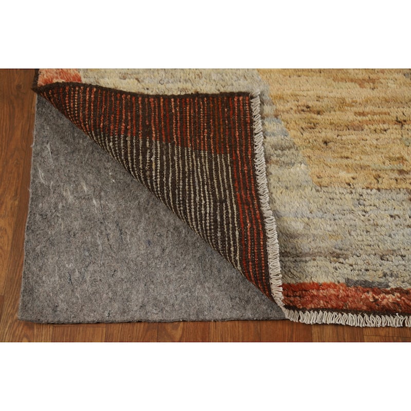 Tribal Moroccan Area Rug Handmade Multi-Color Wool Carpet - 6'0" x 7'9"